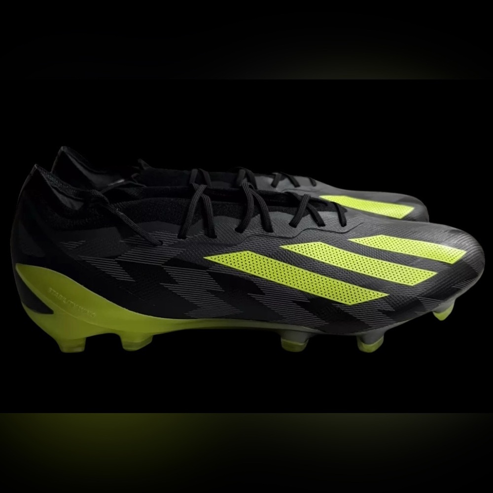 Adidas X Crazyfast Injection.1 FG Black Soccer Cleats IG0670 Men's size 13